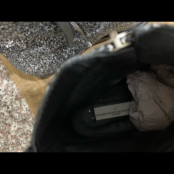 Golden goose silver glitter boots! - Picture 4 of 7